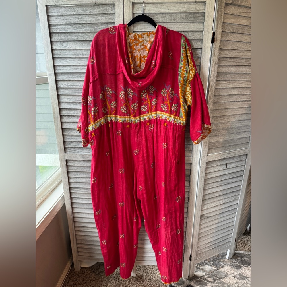 NEW Kantha Bae Sari Zen Jumpsuit - Free Size (0-22) & Fully Reversible - Picture 6 of 7